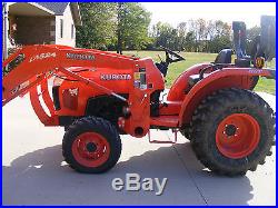 2012 Kubota L3800HST tractor with a LA524 bucket