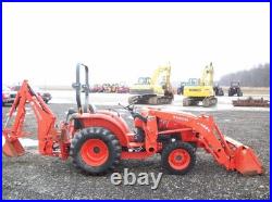 2012 Kubota L3800 4WD Tractor 298 Hours Loader + Backhoe with Thumb Hydro 2012 Kubota L3800 4WD Tractor 298 Hours Loader + Backhoe with Thumb Hydro