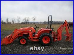 2012 Kubota L3800 4WD Tractor 298 Hours Loader + Backhoe with Thumb Hydro 2012 Kubota L3800 4WD Tractor 298 Hours Loader + Backhoe with Thumb Hydro