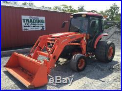 2012 Kubota L5240 4x4 Hydro Compact Tractor with Cab Loader 900Hrs