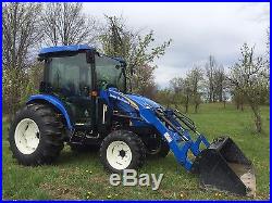 2012 New Holland 3050 Cvt 4x4 Tractor Loader Enclosed Cab 150 Hrs Low Cost Ship