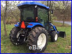 2012 New Holland 3050 Cvt 4x4 Tractor Loader Enclosed Cab 150 Hrs Low Cost Ship