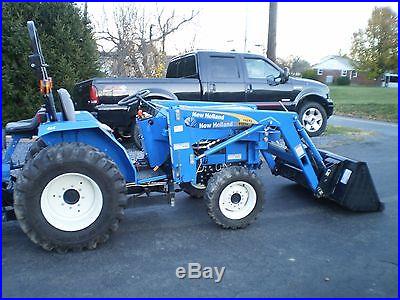 2012 New Holland Compact Tractor Loader Backhoe Only 56 Hours Warranty