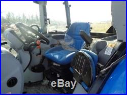 2012 New Holland T4.75 Tractor, Cab/Heat/Air, 4WD, NH 655TL Loader, 611 Hours