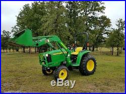 2013 JOHN DEERE 3032E 4X4 COMPACT TRACTOR With LOADER ONLY 309 hrs 32 horsepower