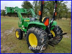 2013 JOHN DEERE 3032E 4X4 COMPACT TRACTOR With LOADER ONLY 309 hrs 32 horsepower