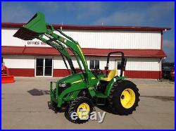 2013 JOHN DEERE 4105 MFWD COMPACT TRACTOR WITH LOADER
