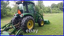 2013 JOHN DEERE 4720 Cab Tractor and Loader E-Hydro 4x4 66HP Turbo 593 hrs