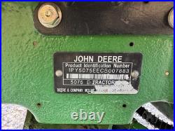 2013 JOHN DEERE 5075E 2wd Tractor