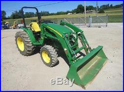 2013 John Deere 4105 Tractor WithJD 300X Loader, 149 Hrs! , 4x4, Hydro, 3 Pt, 41 HP