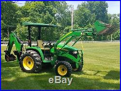 2013 John Deere 4120 Tractor with 400X Loader & 485 Backhoe