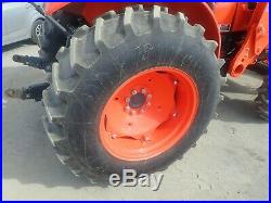 2013 KUBOTA M6060 TRACTOR With LA1154 LOADER, 540 PTO, 4X4, 196 HRS, 63.5HP DIESEL
