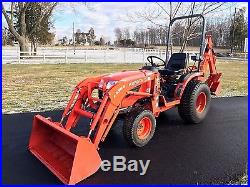 2013 Kubota B2620 Tractor Loader Backhoe Hydrostatic, 4x4, 211 Hrs, Very Nice
