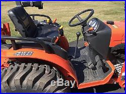 2013 Kubota B3200 Tractor LA504 Loader BH77 Backhoe 60 Mower