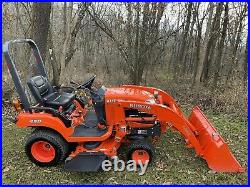 2013 Kubota Bx1860 Diesel Tractor 4wd Loader 48 Mower Only 130 Hours Clean Unit