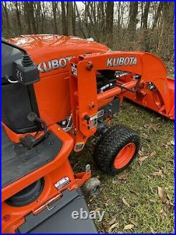 2013 Kubota Bx1860 Diesel Tractor 4wd Loader 48 Mower Only 130 Hours Clean Unit