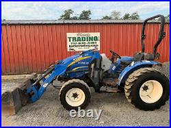 2013 New Holland Boomer 40 4x4 Hydro 40Hp Compact Tractor with Loader
