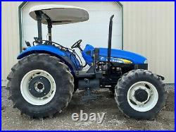 2013 New Holland Td5040 Tractor, Canopy, 4x4, 540 Pto, 6 Hours, Pre-emissions
