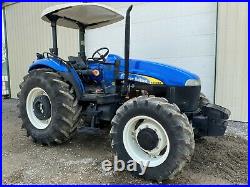 2013 New Holland Td5040 Tractor, Canopy, 4x4, 540 Pto, 6 Hours, Pre-emissions