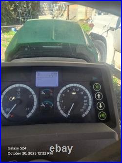 2013 john deere 6105m 4wd tractor + diamond boom & flail mower