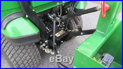2014 JOHN DEERE 1025R 4X4 COMPACT TRACTOR With CAB LOADER & MOWER HYDRO 117 HOURS