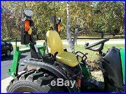 2014 John Deere 2032R Utility Tractor Mower 72 Deck with Loader Bucket + Sprayer