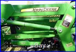 2014 John Deere 3032e Compact Utility Tractor Bucket Blade iMatch Hitch 44 Hours