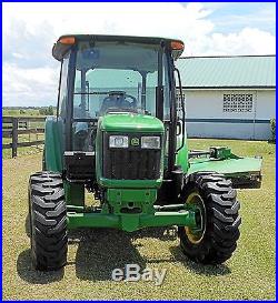 2014 John Deere 5075E 4x4 Tractor with15' Batwing Mower 237 hrs