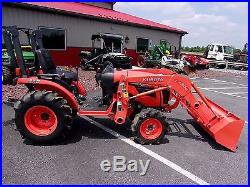 2014 KUBOTA B2320 4X4 COMPACT TRACTOR With LOADER Only 34 HOURS