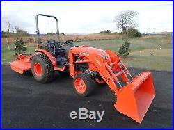 2014 KUBOTA B3350HSD TRACTOR With LA534 LOADER, 4X4, 540 PTO, HYDRO, 179 HRS, 33 HP