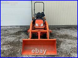 2014 KUBOTA BX2370 TRACTOR With LOADER & MOWER DECK, 148 HOURS, 4X4, HYDROSTATIC