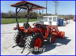 2014 KUBOTA L3301 HST 4x4 TRACTOR WithLOADER, CANOPY & ROPS, 97 HRS EXTREMELY NICE