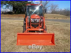 2014 KUBOTA L 4060 HST 4 X 4 CAB LOADER TRACTOR ONLY 25 HOURS