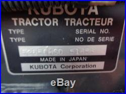 2014 Kubota B2650 Tractor, LA534 Loader, 4WD, Hydro, 72 Belly Mower, 560 Hours