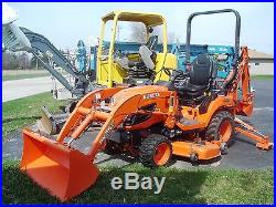 2014 Kubota BX25DLB Tractor with Backhoe, Bucket & Mower ONLY 2 HOURS Excellent