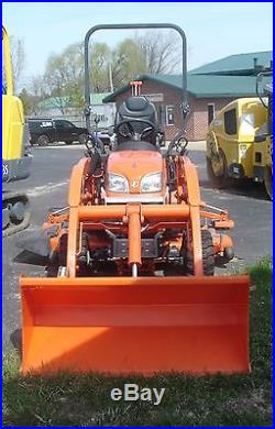 2014 Kubota BX25DLB Tractor with Backhoe, Bucket & Mower ONLY 2 HOURS Excellent