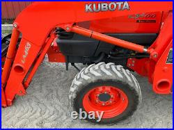 2014 Kubota L3400 4x4 34hp Hydro Compact Tractor with Cab & Loader Clean 100Hrs