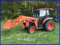 2014 Kubota L5460 4X4 with Cab Loader front aux 350 hrs Nice