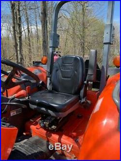 2014 Kubota M6060D 4x4 tractor with new loader and bucket