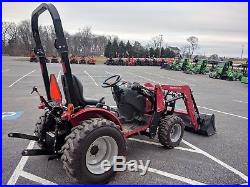 2014 Mahindra Max 28xl Compact Tractor Loader 28 HP 4x4 Shuttle Shift 49 Hrs