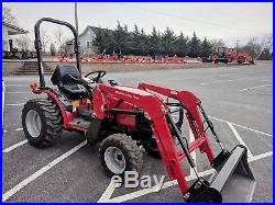 2014 Mahindra Max 28xl Compact Tractor Loader 28 HP 4x4 Shuttle Shift 49 Hrs