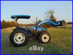 2014 NEW HOLLAND WORKMASTER 65 TRACTOR 4X4 200 Hours Front end loader NICE