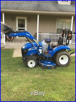 2014 New Holland Baby Boomer 4X4 compact tractor