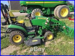 2015 John Deere 1025R Tractor Loaders