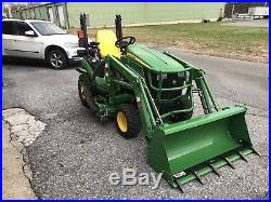 2015 John Deere 1025r 4wd Compact Tractor H120 Loader 60d Auto Connect Deck