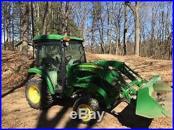 2015 John Deere 3046R Cab And Loader (329 Hours) Compact Tractor HST Heat & AC