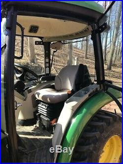 2015 John Deere 3046R Cab And Loader (329 Hours) Compact Tractor HST Heat & AC