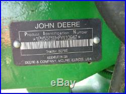 2015 John Deere 5075E, 4WD, H240 Loader, Power Reverser, 1 Remote, 262 Hours
