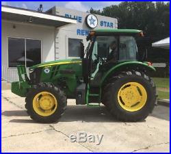 2015 John Deere 5085E Tractor 85 HP WithCab Heating & A/C Warranty, Low hours