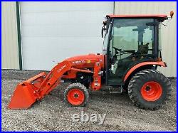 2015 KUBOTA B3350 TRACTOR With LOADER, CAB, 4X4, 540 PTO, HEAT A/C, 232 HOURS